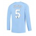 Manchester City John Stones #5 Replika Hemma matchkläder 2023-24 Långa ärmar